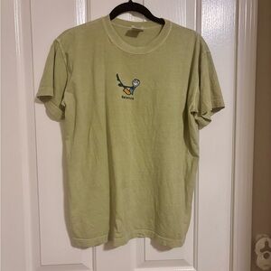 Life Is Good 100% Cotton Women’s M “Balance” Green Tee Shirt
